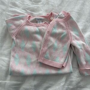 Ralph Lauren Knit Onesie and sweater set (9m)